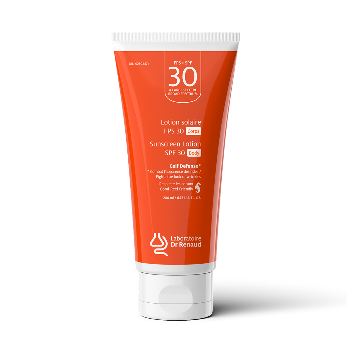 Cell'defense Lotion Solaire Hydratante Corps à Protection Large Spectre FPS 30