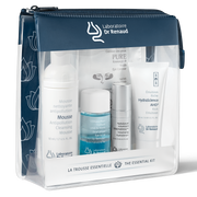 Trousse Essentielle, routine voyage soins visage