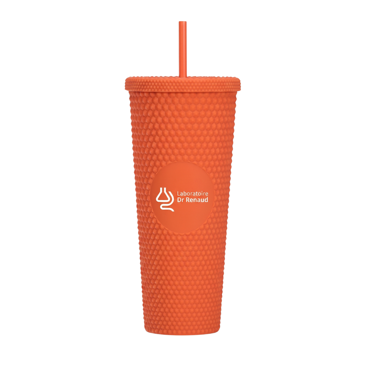Studded Tumbler with Straw 