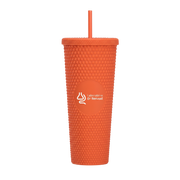 Studded Tumbler with Straw 