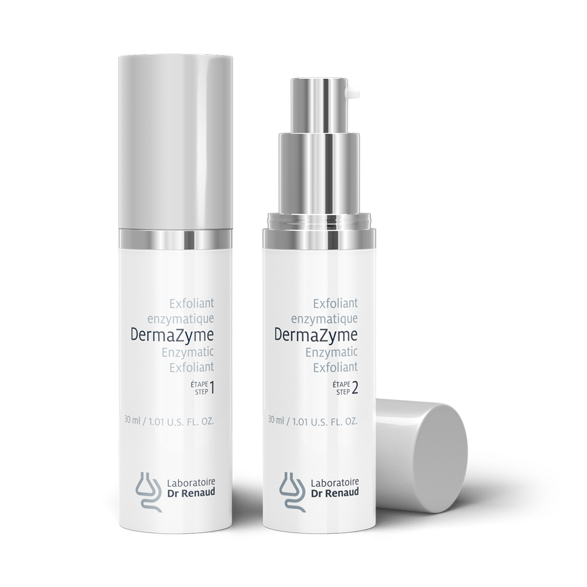 DermaZyme Exfoliant Enzymatique en Deux Étapes