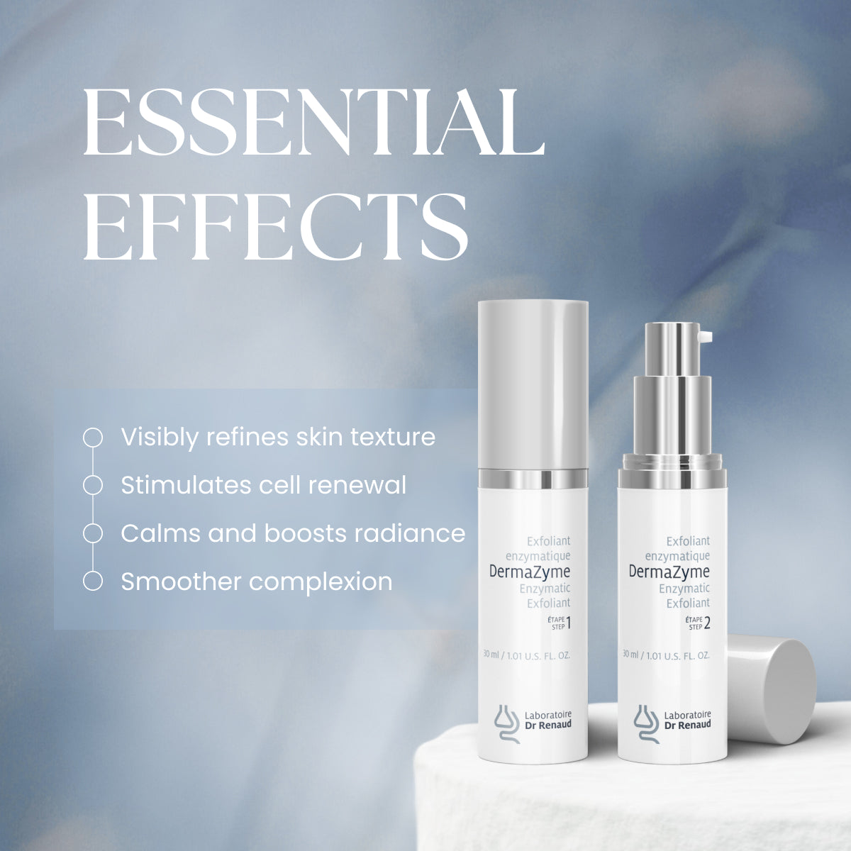 DermaZyme | 2-Step Enzyme Exfoliator – Laboratoire Dr Renaud