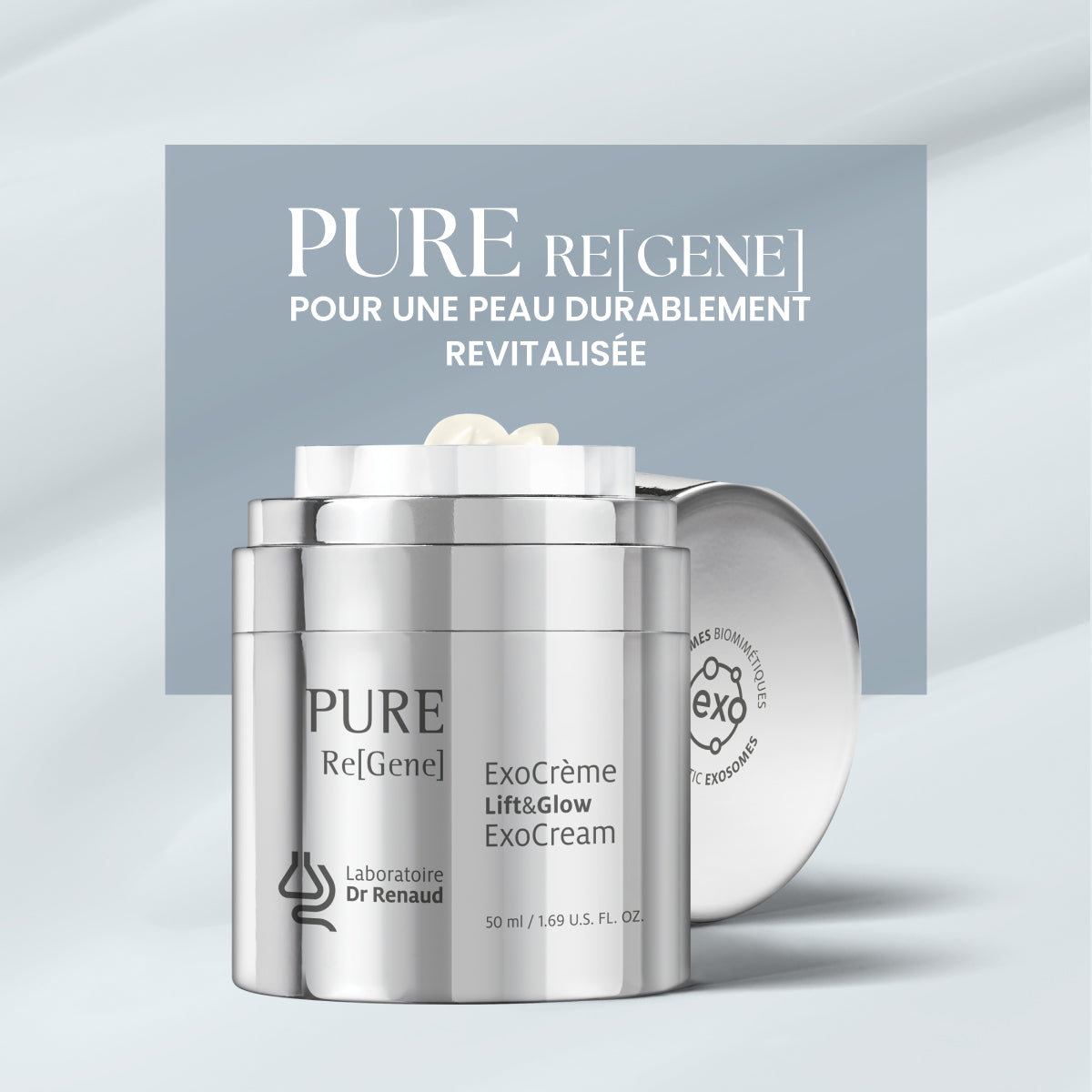 Pure Re[Gene] ExoCrème, soin anti-âge régénérant aux exosomes