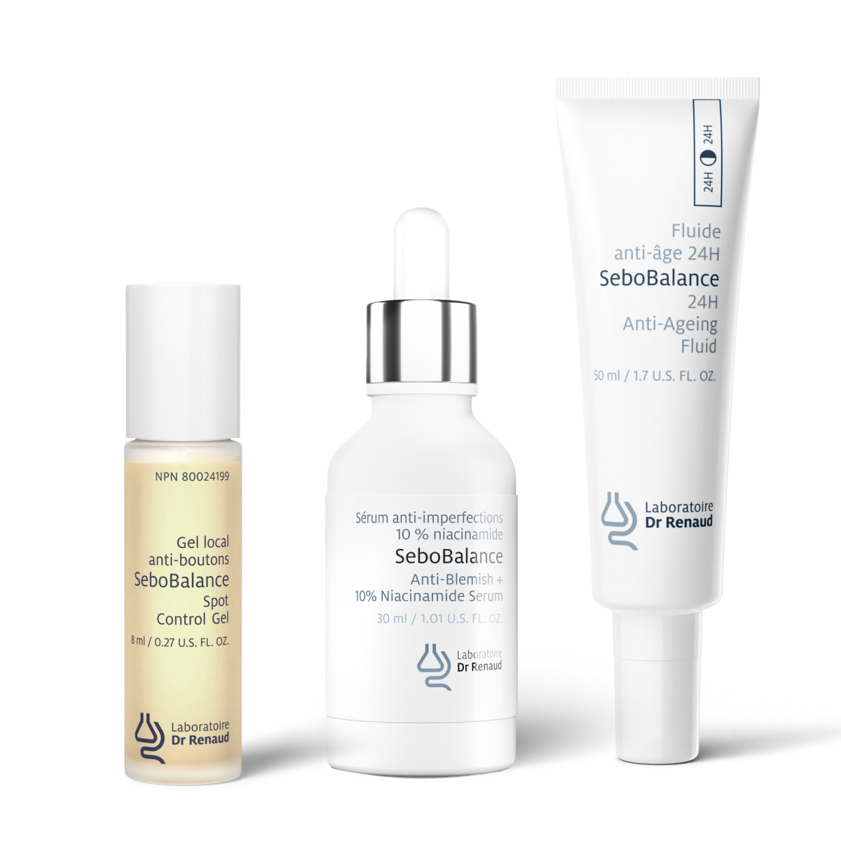 Trio SeboBalance – La Routine Anti-Brillance & Imperfections des Peaux Matures